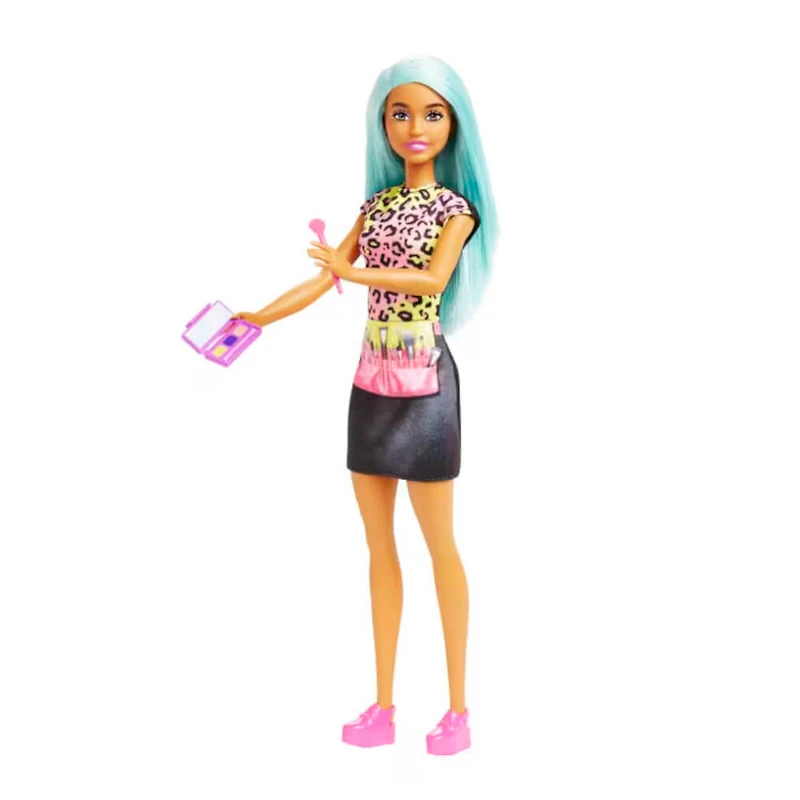 Barbie Makeup Artist With Teal Hair Doll