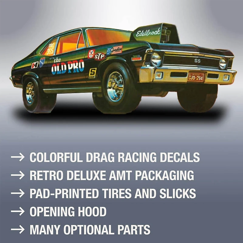 1972 Chevy Nova SS Old Pro 1:25 Scale Model Kit