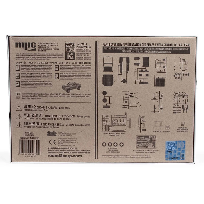 1981 Chevy Stepside Pickup Sod Buster - 1:25 Scale Model Kit