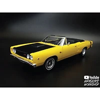 1968 Dodge Coronet Convertible w/ Trailer 1:25 Scale Model Kit