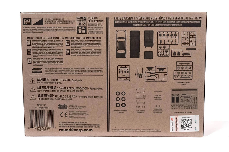 1971 Dodge Demon - 1:25 Scale Model Kit