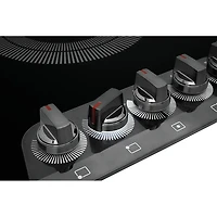 36 inch 5 Burner Black Stainless Built-In Electric Cooktop