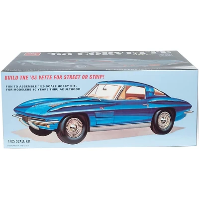 1963 Chevy Corvette Sting Ray 1:25 Scale Model Kit