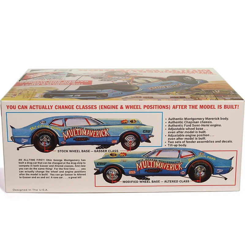 Multi Maverick Funny Car 1:25 Scale Model Kit