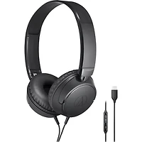 USB-C On-Ear Wired Headphones - Black