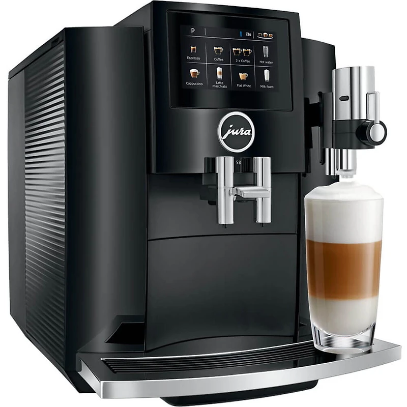 S8 Automatic Coffee and Espresso Machine - Piano Black - Recertified