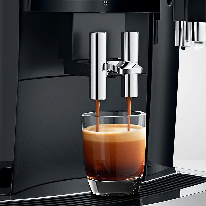 S8 Automatic Coffee and Espresso Machine - Piano Black - Recertified