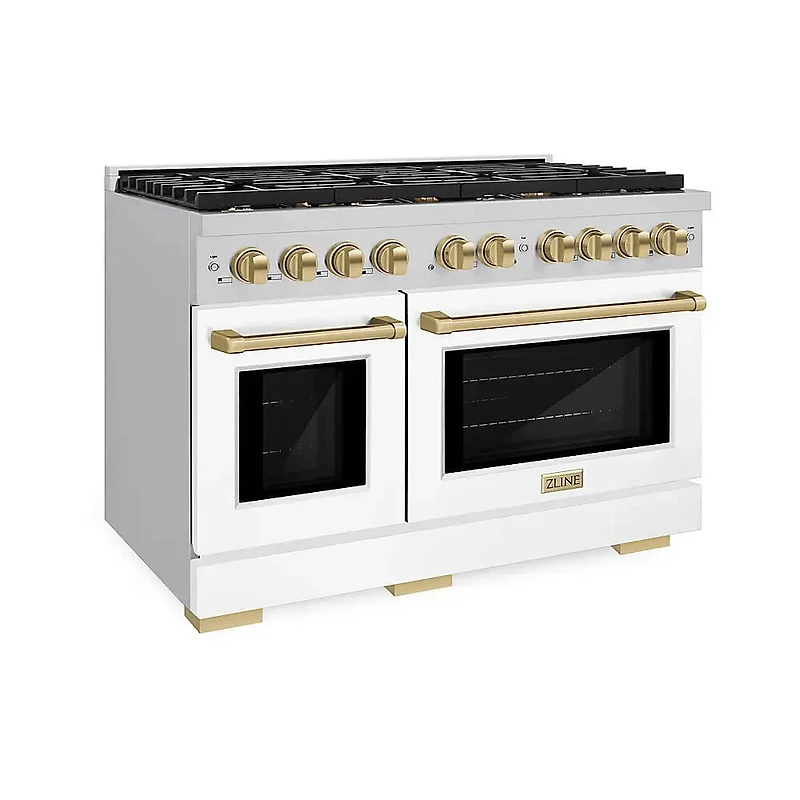 6.7 Cu. Ft. Stainless Freestanding Double Oven Gas Range