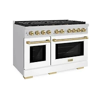 6.7 Cu. Ft. Stainless Freestanding Double Oven Gas Range