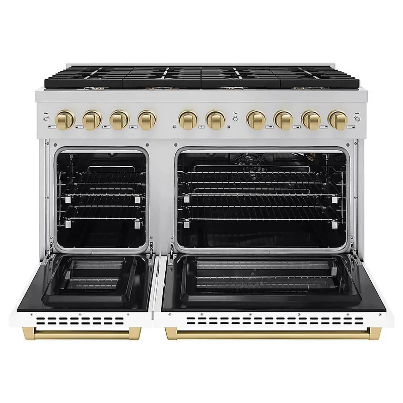 6.7 Cu. Ft. Stainless Freestanding Double Oven Gas Range