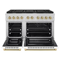 6.7 Cu. Ft. Stainless Freestanding Double Oven Gas Range