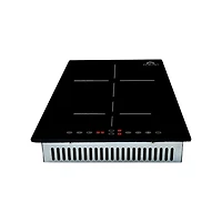 12 inch Parco Series 2 Burner Black Induction Cooktop