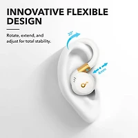 Sport X20 True Wireless Noise Cancelling Earbuds - White - OPEN BOX