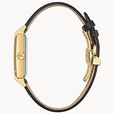 Frank Sinatra My Way Mens Quartz Watch - Black/Gold-Tone