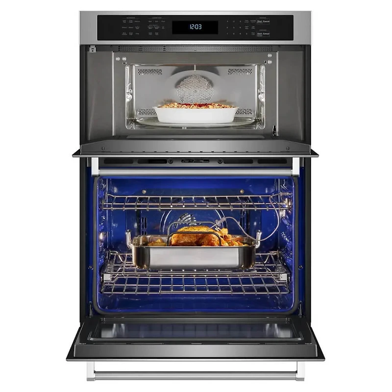 27 inch Stainless Built-In Electric Convection Double Wall Oven