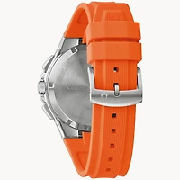 Sports Maquina Marc Anthony Silver-Tone with Blue Dial and Orange Accents Watch - OPEN BOX