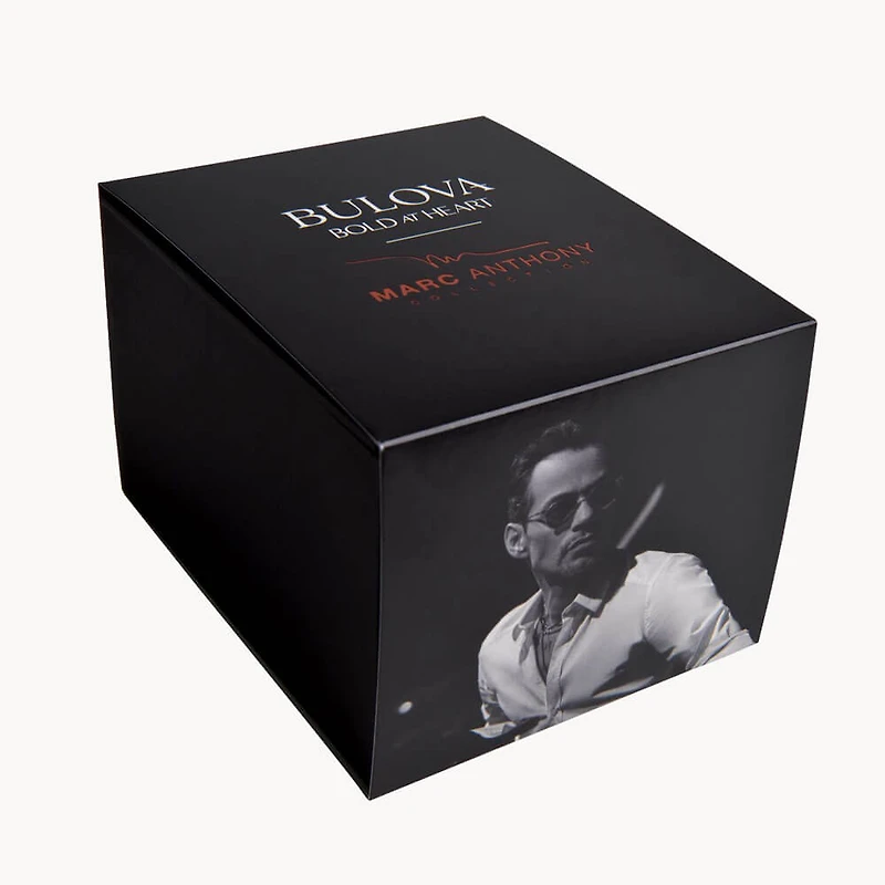 Marc Anthony Modern Bangle Womens Quartz Watch - Gold-Tone/Champagne Dial - OPEN BOX