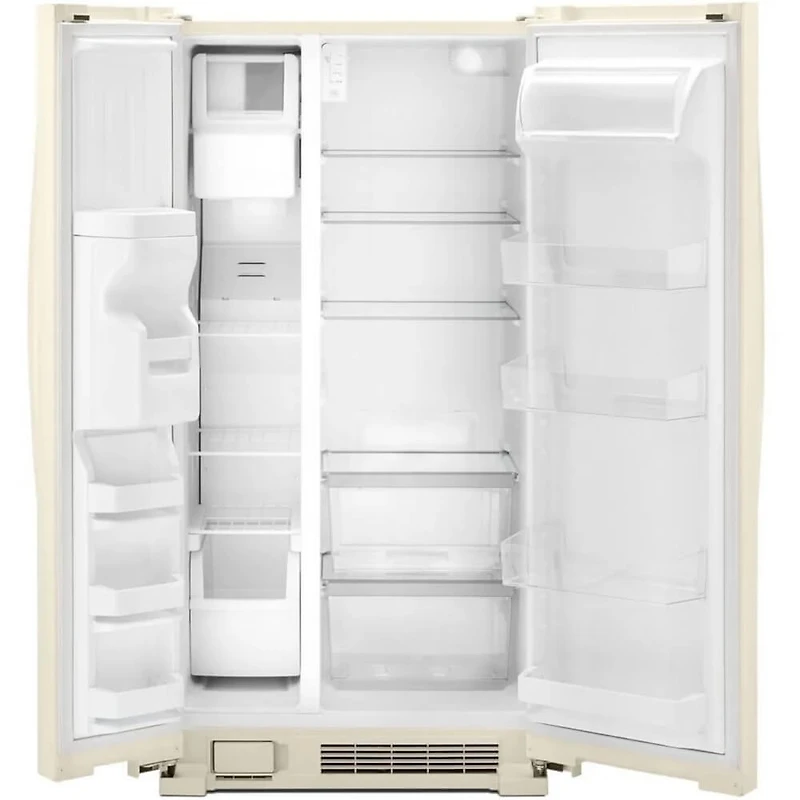 24.6 Cu. Ft. Biscuit 2-Door Side-by-Side Refrigerator