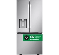 25 Cu. Ft. Stainless 3-Door French Door Refrigerator