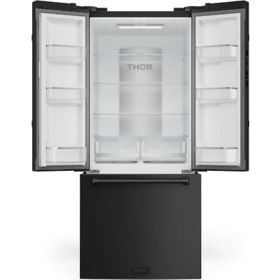 Cu. Ft. Black Gordon Ramsay Collection Counter-Depth French Door Refrigerator