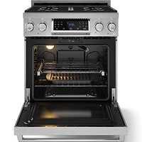 Cu. Ft. Stainless Gordon Ramsay Collection Slide-In Convection Gas Range