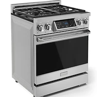 Cu. Ft. Stainless Gordon Ramsay Collection Slide-In Convection Gas Range