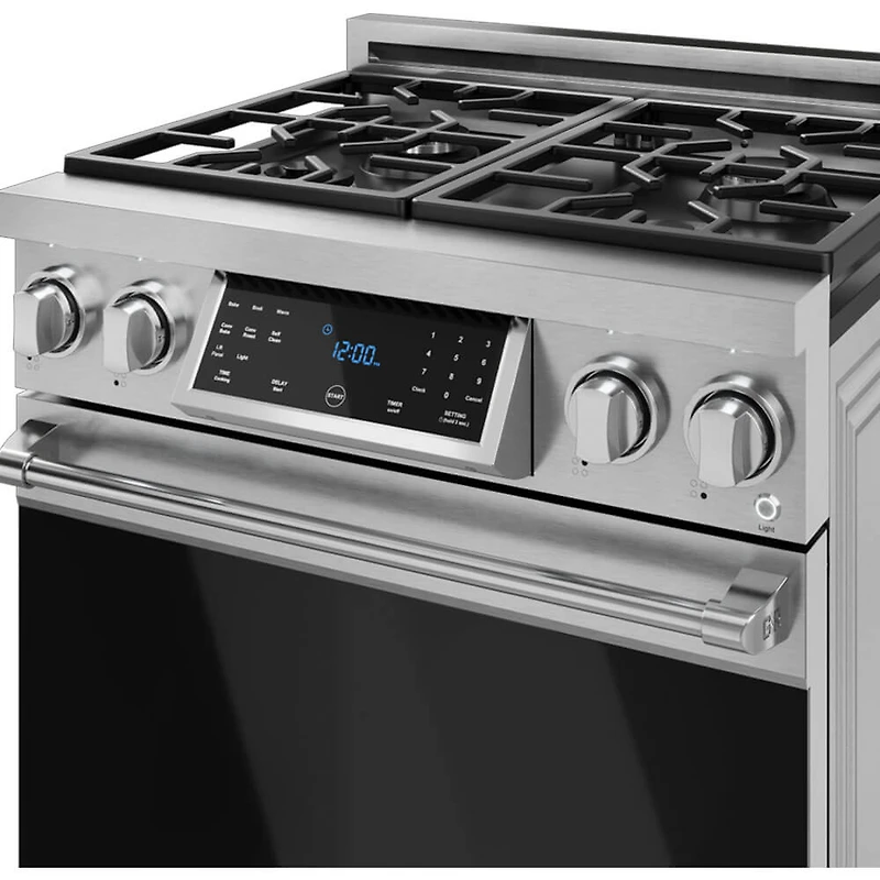 Cu. Ft. Stainless Gordon Ramsay Collection Slide-In Convection Gas Range