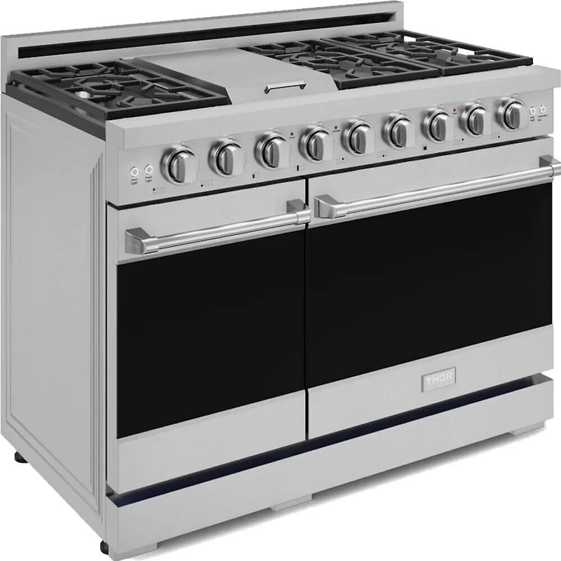 6.8 Cu. Ft. Stainless Gordon Ramsay Collection Freestanding Double Oven Gas Range