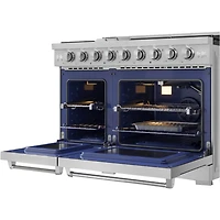6.8 Cu. Ft. Stainless Gordon Ramsay Collection Freestanding Double Oven Gas Range