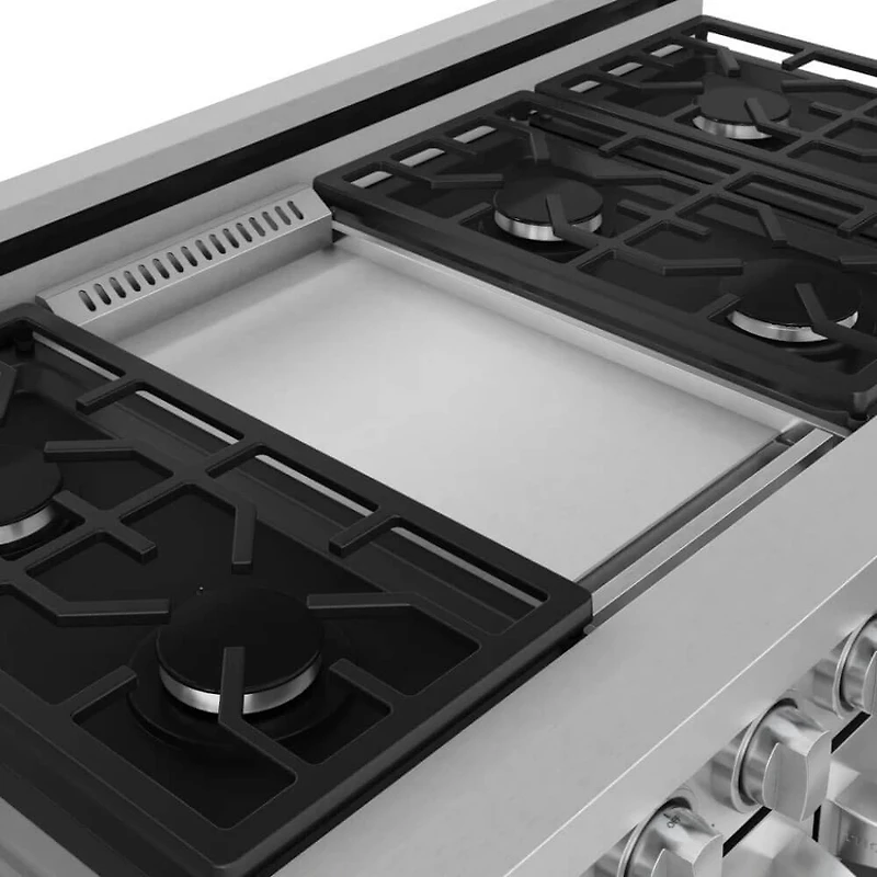 6.8 Cu. Ft. Stainless Gordon Ramsay Collection Freestanding Double Oven Gas Range