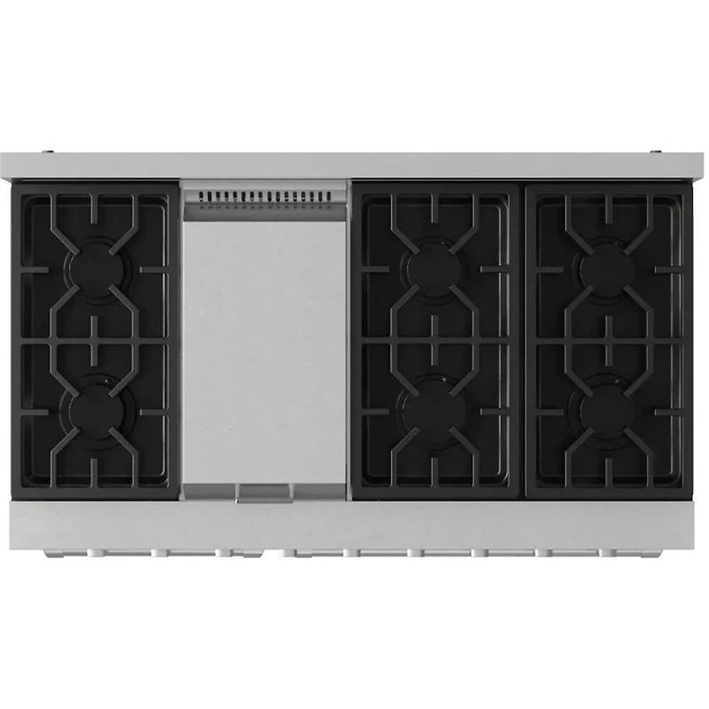 6.8 Cu. Ft. Stainless Gordon Ramsay Collection Freestanding Double Oven Gas Range