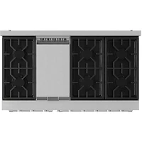 6.8 Cu. Ft. Stainless Gordon Ramsay Collection Freestanding Double Oven Gas Range