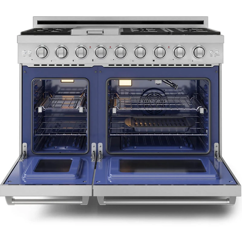 6.8 Cu. Ft. Stainless Gordon Ramsay Collection Slide-In Double Oven Liquid Propane Range