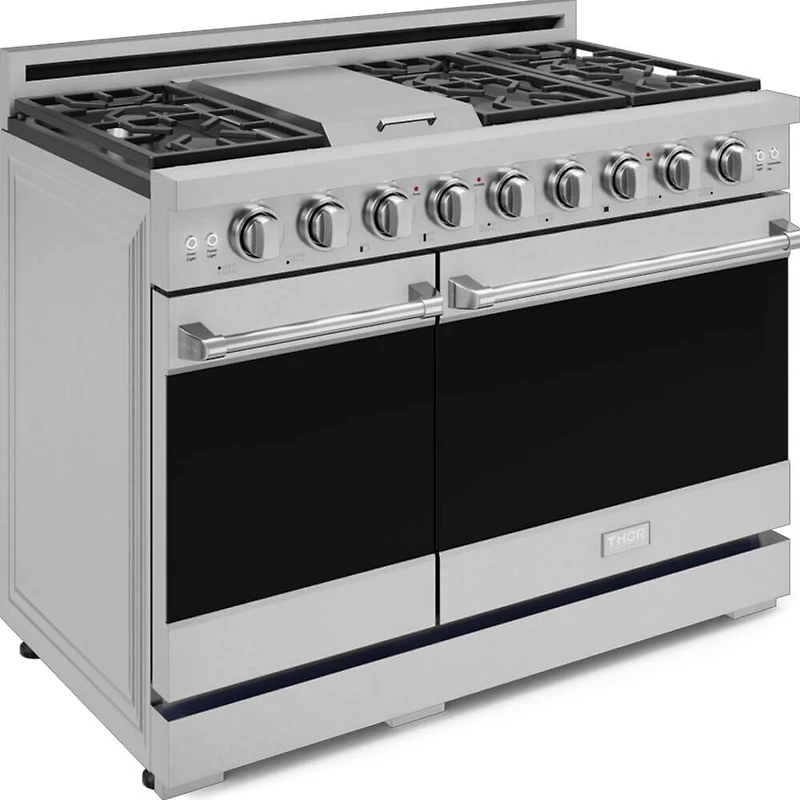 6.8 Cu. Ft. Stainless Gordon Ramsay Collection Slide-In Double Oven Liquid Propane Range