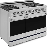 6.8 Cu. Ft. Stainless Gordon Ramsay Collection Slide-In Double Oven Liquid Propane Range