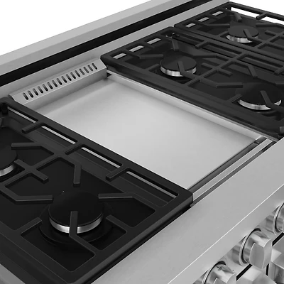 6.8 Cu. Ft. Stainless Gordon Ramsay Collection Slide-In Double Oven Liquid Propane Range