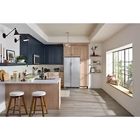 26 Cu. Ft. Stainless 2-Door Side-by-Side Refrigerator w/Internal Ice and Water