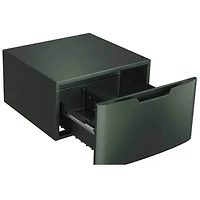 28 inch Green Laundry Pedestal with Storage Drawer