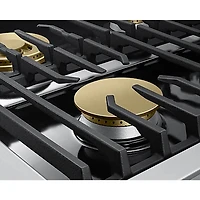 36 inch Stainless 6 Burner Smart Gas Cooktop