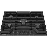 30 inch 5 Burner Black Drop-In Gas Cooktop