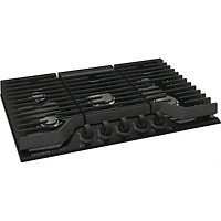 30 inch 5 Burner Black Drop-In Gas Cooktop