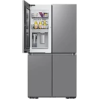 22.8 Cu. Ft. Silver Stainless Counter Depth 4-Door French Door Smart Refrigerator