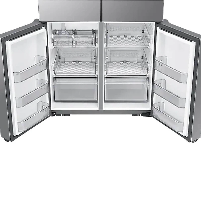 22.8 Cu. Ft. Silver Stainless Counter Depth 4-Door French Door Smart Refrigerator