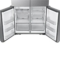 22.8 Cu. Ft. Silver Stainless Counter Depth 4-Door French Door Smart Refrigerator