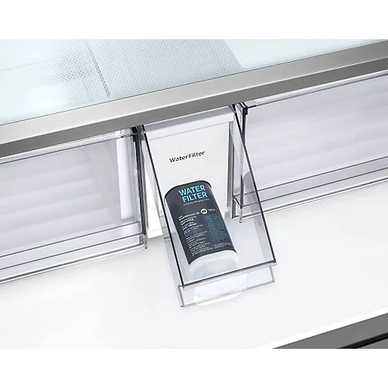 22.8 Cu. Ft. Silver Stainless Counter Depth 4-Door French Door Smart Refrigerator