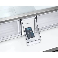 22.8 Cu. Ft. Silver Stainless Counter Depth 4-Door French Door Smart Refrigerator