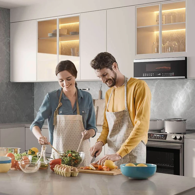 1.2 Cu. Ft. Stainless Low Profile Over-the-Range Smart Microwave