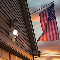 Wi-Fi Floodlight HD Security Camera - White