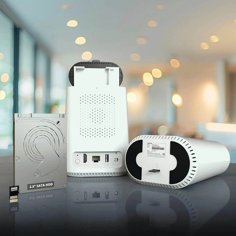 Expandable Wi-Fi 4K Security System - White