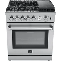 4.24 Cu. Ft. Stainless Freestanding Gas Range